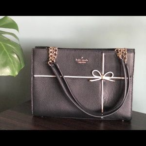 Kate Spade Bag- black & ivory
